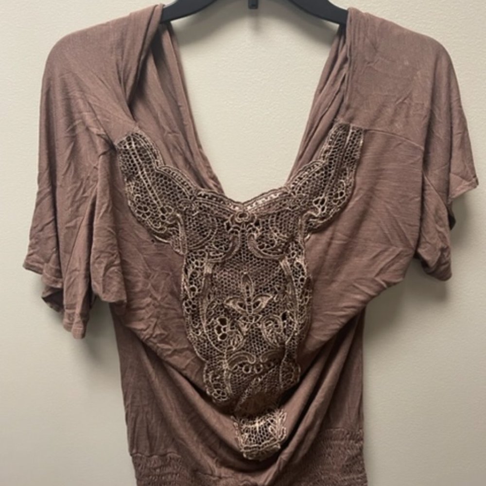 Brown cover-up for layering